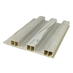 Paneles de pared estriados blancos